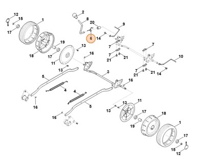 Sprężyna kątowa, Stihl 63837084500
