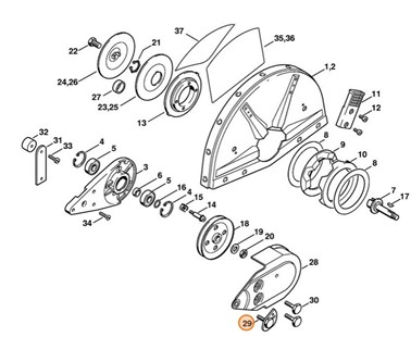 Śruba napinająca, Stihl 42017609500