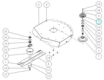 Koło pasowe, Orec 80-1415-571-10