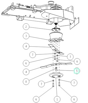 Nakrętka noża M12, Orec 0307-79200