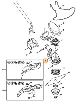 Obudowa silnika, Stihl 48636021200