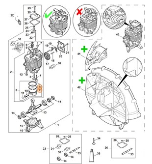 Pierścień tłokowy Ø 50x1,2 mm, 42830343002