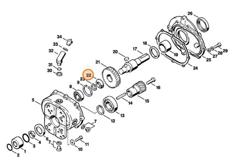 Pierścień, Stihl 47107047610
