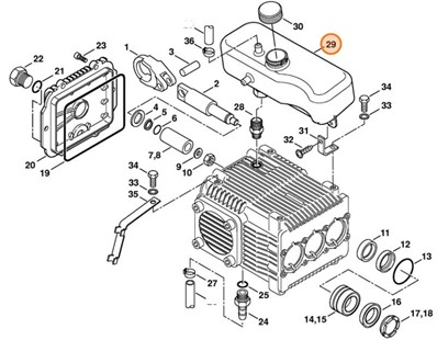 Zbiornik oleju, Stihl 47477038300