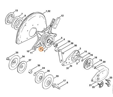 Pierścień gumowy, Stihl 42017068801