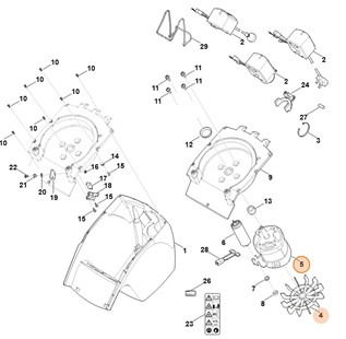 Silnik elektryczny 230V (2,5kW), Stihl 60086000216