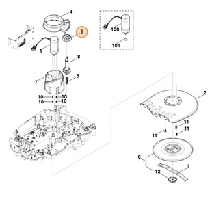 Pokrętło, Stihl 63097636400