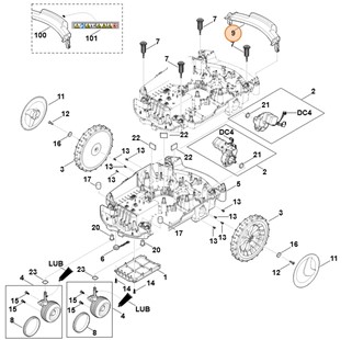 Uchwyt tylny, Stihl 63097911500