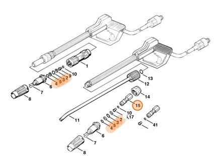 Obudowa dyszy, Stihl 49155002800