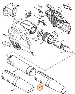 Dysza okrągła prosta, Stihl 48667018300