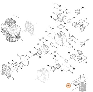 Zestaw filtrów, Stihl VB040073400