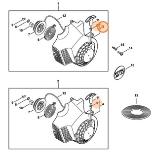 Obudowa wentylatora, Stihl 42290801801