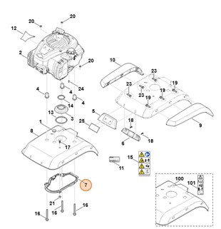 Uszczelka, Stihl 62417190206