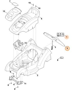 Pokrywa, Stihl 63207002715