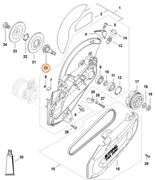 Wał, Stihl 48647040500