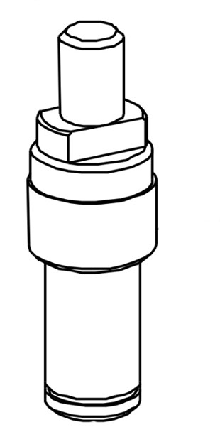 Wał koła pasowego napinającego , Orec 0207-43100