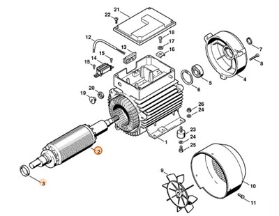 Wirnik, Stihl 47076001101