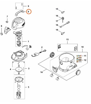 Rękojeść, Stihl SE017034100