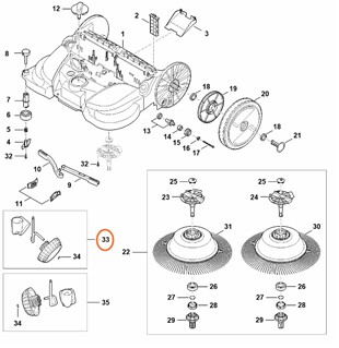 Koło ukośne, Stihl 48607300308