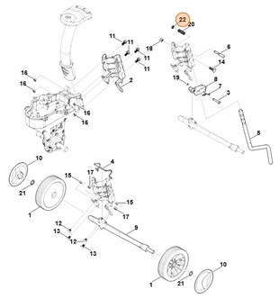 Pierścień zaciskowy 7, Stihl 99910030647