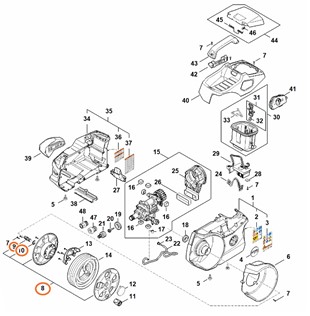 Bęben nawojowy węża, Stihl RA015008100