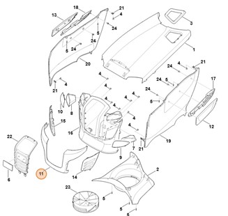 Osłona, Stihl 61707063611