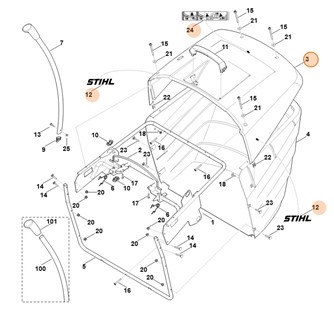 Osłona, Stihl 61607008902