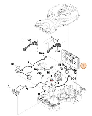 Moduł układu elektronicznego, Stihl 63014301477