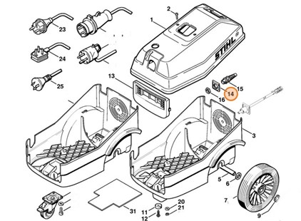 Mocowanie, Stihl 47227036905