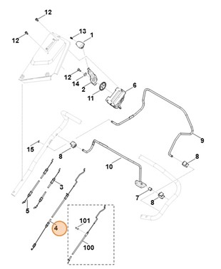 Cięgno, Stihl 63747007511