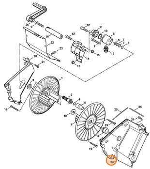 Osłona lewa, Stihl 47707917500