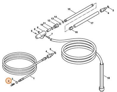 Prowadnik, Stihl 49005006800