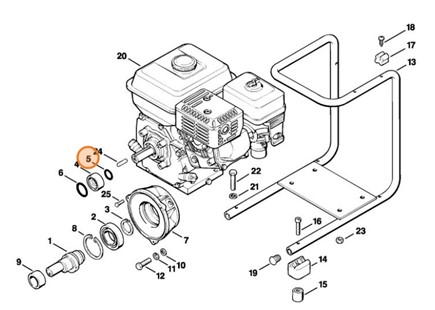 Okrągły pierścień uszczelniający 21x2, Stihl 96459457665