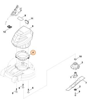 Element mocujący, Stihl 63387045405