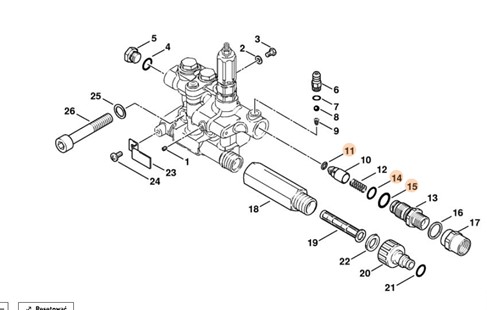 Zestaw uszczelek, Stihl 47570071001