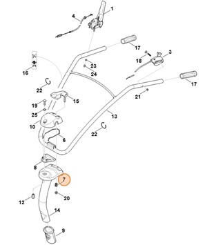 Sprężyna dociskowa, Stihl 62417162400