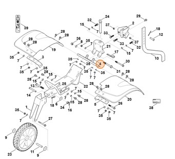 Uchwyt, Stihl 62507104502