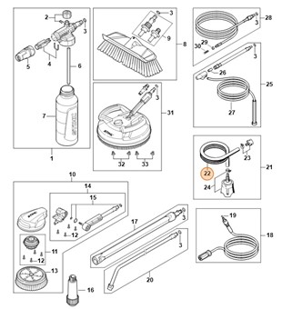 Wąż 3 m, Stihl 49105010500