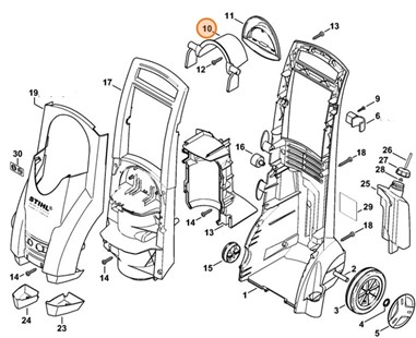 Mocowanie, Stihl 47437922500