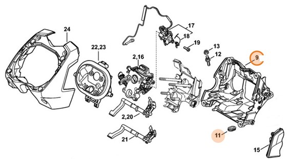 Obudowa, Stihl 11381203528