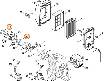Uszczelka, Stihl 42031290900