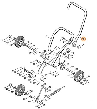 Kanał prowadzenia wałka napędowego, Stihl 42247902301