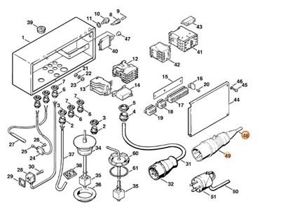 Przewód przyłącza zasilania, Stihl 47164402010