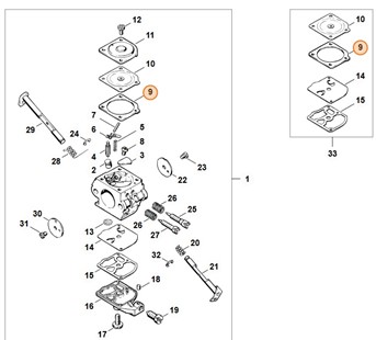 Uszczelka, Stihl 11231290901
