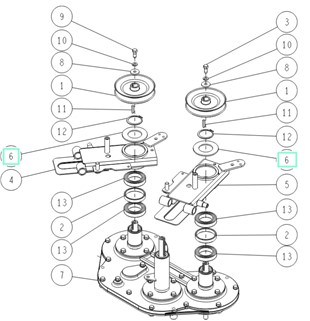 Podkładka koła pasowego, Orec 0360-52200