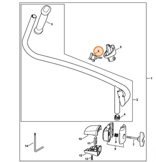 Śruba skrzydełkowa, Stihl 42827109300