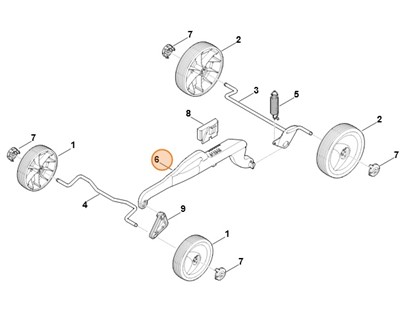 Dźwignia przełożenia, Stihl 63207038805
