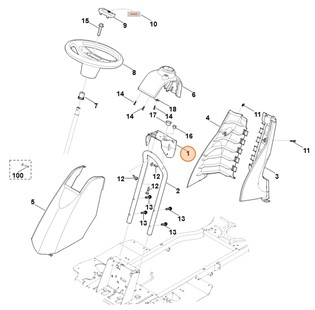 Wspornik, Stihl 61407036210