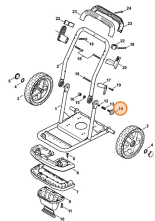 Uchwyt gwiaździsty, Stihl 47807920100