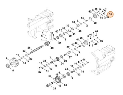 Osłona wałka odbioru mocy, Stihl 62516431300